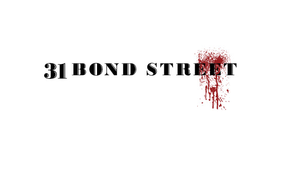 murder mystery novel branding and logo design